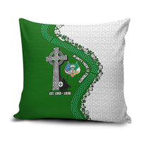 Ancient Order Of Hibernians Pillow Cover Celtic Cross Irish American Flag Heritage