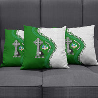 Ancient Order Of Hibernians Pillow Cover Celtic Cross Irish American Flag Heritage
