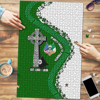 Ancient Order Of Hibernians Puzzle Celtic Cross Irish American Flag Heritage