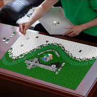Ancient Order Of Hibernians Puzzle Celtic Cross Irish American Flag Heritage