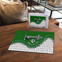 Ancient Order Of Hibernians Puzzle Celtic Cross Irish American Flag Heritage