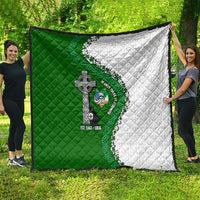 Ancient Order Of Hibernians Quilt Celtic Cross Irish American Flag Heritage