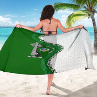 Ancient Order Of Hibernians Sarong Celtic Cross Irish American Flag Heritage