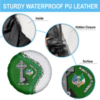 Ancient Order Of Hibernians Spare Tire Cover Celtic Cross Irish American Flag Heritage