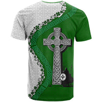 Ancient Order Of Hibernians T Shirt Celtic Cross Irish American Flag Heritage