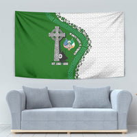 Ancient Order Of Hibernians Tapestry Celtic Cross Irish American Flag Heritage