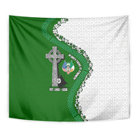 Ancient Order Of Hibernians Tapestry Celtic Cross Irish American Flag Heritage
