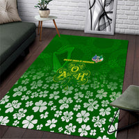 Ancient Order Of Hibernians Area Rug Irish Celtic Knotwork - Shamrock Harp