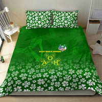 Ancient Order Of Hibernians Bedding Set Irish Celtic Knotwork - Shamrock Harp