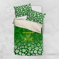Ancient Order Of Hibernians Bedding Set Irish Celtic Knotwork - Shamrock Harp