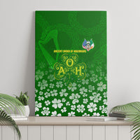 Ancient Order Of Hibernians Canvas Wall Art Irish Celtic Knotwork - Shamrock Harp