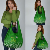 Ancient Order Of Hibernians Grocery Bag Irish Celtic Knotwork - Shamrock Harp