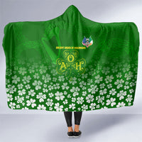 Ancient Order Of Hibernians Hooded Blanket Irish Celtic Knotwork - Shamrock Harp