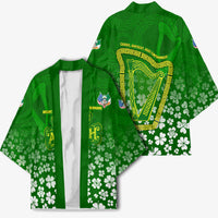 Ancient Order Of Hibernians Kimono Irish Celtic Knotwork - Shamrock Harp