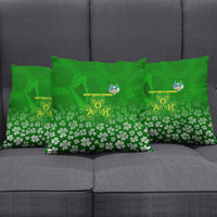 Ancient Order Of Hibernians Pillow Cover Irish Celtic Knotwork - Shamrock Harp
