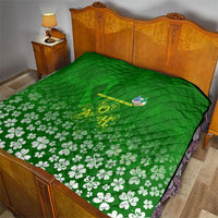 Ancient Order Of Hibernians Quilt Irish Celtic Knotwork - Shamrock Harp