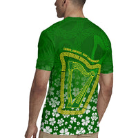 Ancient Order Of Hibernians Rugby Jersey Irish Celtic Knotwork - Shamrock Harp