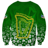Ancient Order Of Hibernians Sweatshirt Irish Celtic Knotwork - Shamrock Harp