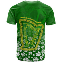 Ancient Order Of Hibernians T Shirt Irish Celtic Knotwork - Shamrock Harp