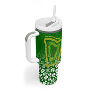 Ancient Order Of Hibernians Tumbler With Handle Irish Celtic Knotwork - Shamrock Harp