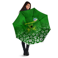 Ancient Order Of Hibernians Umbrella Irish Celtic Knotwork - Shamrock Harp