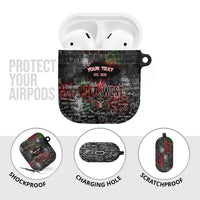 Personalized Wild West Borderlands AirPods Case Urban Street Graffiti Art Skull Scorpion Symbols