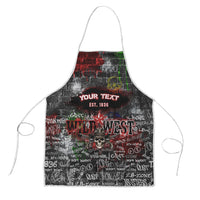 Personalized Wild West Borderlands Apron Urban Street Graffiti Art Skull Scorpion Symbols