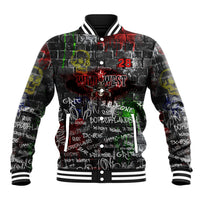 Personalized Wild West Borderlands Baseball Jacket Urban Street Graffiti Art Skull Scorpion Symbols