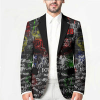Personalized Wild West Borderlands Blazer Urban Street Graffiti Art Skull Scorpion Symbols