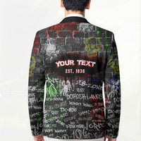 Personalized Wild West Borderlands Blazer Urban Street Graffiti Art Skull Scorpion Symbols