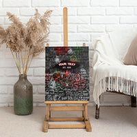 Personalized Wild West Borderlands Canvas Wall Art Urban Street Graffiti Art Skull Scorpion Symbols