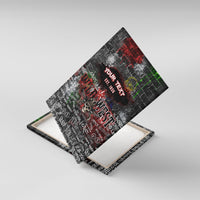 Personalized Wild West Borderlands Canvas Wall Art Urban Street Graffiti Art Skull Scorpion Symbols