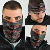 Personalized Wild West Borderlands Neck Gaiter Urban Street Graffiti Art Skull Scorpion Symbols