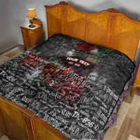 Personalized Wild West Borderlands Quilt Urban Street Graffiti Art Skull Scorpion Symbols