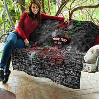Personalized Wild West Borderlands Quilt Urban Street Graffiti Art Skull Scorpion Symbols