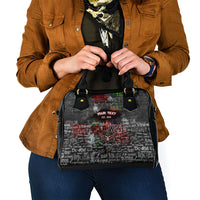 Personalized Wild West Borderlands Shoulder Handbag Urban Street Graffiti Art Skull Scorpion Symbols