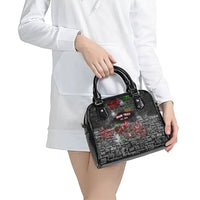 Personalized Wild West Borderlands Shoulder Handbag Urban Street Graffiti Art Skull Scorpion Symbols