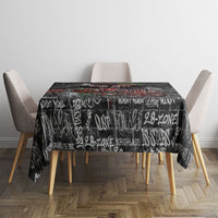 Personalized Wild West Borderlands Tablecloth Urban Street Graffiti Art Skull Scorpion Symbols