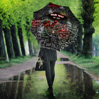 Personalized Wild West Borderlands Umbrella Urban Street Graffiti Art Skull Scorpion Symbols