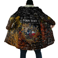 Personalized Texas State Pride Cloak Urban Graffiti Style - Longhorn Skull - Oil Derrick Graphic