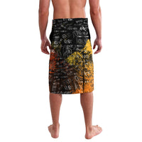 Personalized Texas State Pride Lavalava Urban Graffiti Style - Longhorn Skull - Oil Derrick Graphic