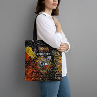 Personalized Texas State Pride Tote Bag Urban Graffiti Style - Longhorn Skull - Oil Derrick Graphic