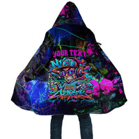 Personalized New Jersey Graffiti Mascot Cloak Urban Street Art - Vibrant Neon Spray Paint Aesthetic