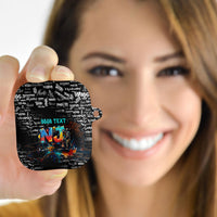 Personalized New Jersey Liberty Bell Graffiti AirPods Case Urban Street Art - Hand Drawn City Tagging