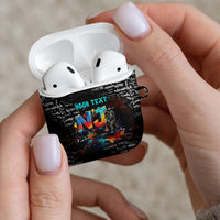 Personalized New Jersey Liberty Bell Graffiti AirPods Case Urban Street Art - Hand Drawn City Tagging