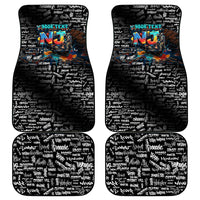 Personalized New Jersey Liberty Bell Graffiti Car Mats Urban Street Art - Hand Drawn City Tagging