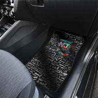 Personalized New Jersey Liberty Bell Graffiti Car Mats Urban Street Art - Hand Drawn City Tagging