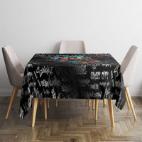 Personalized New Jersey Liberty Bell Graffiti Tablecloth Urban Street Art - Hand Drawn City Tagging