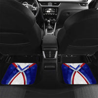 Panama Independence Day Car Mats with National Coat of Arms and Red Blue Star Design - Wonder Print Shop