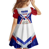 Panama Independence Day Family Matching Off Shoulder Maxi Dress and Hawaiian Shirt with National Coat of Arms and Red Blue Star Design - Wonder Print Shop